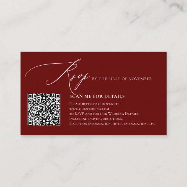 ArtsApp QR Code UAWG Luxe Calligraphy Begleitkarte (Vorderseite)