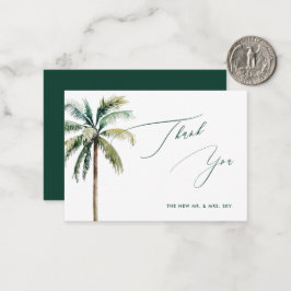 ArtsApp Tropical Luxe Calligraphy Vielen Dank Mitteilungskarte