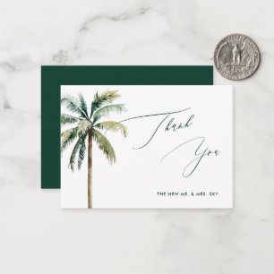 ArtsApp Tropical Luxe Calligraphy Vielen Dank Mitteilungskarte