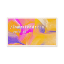 Artsy Bold Frisch Pink Gelb Abstract
