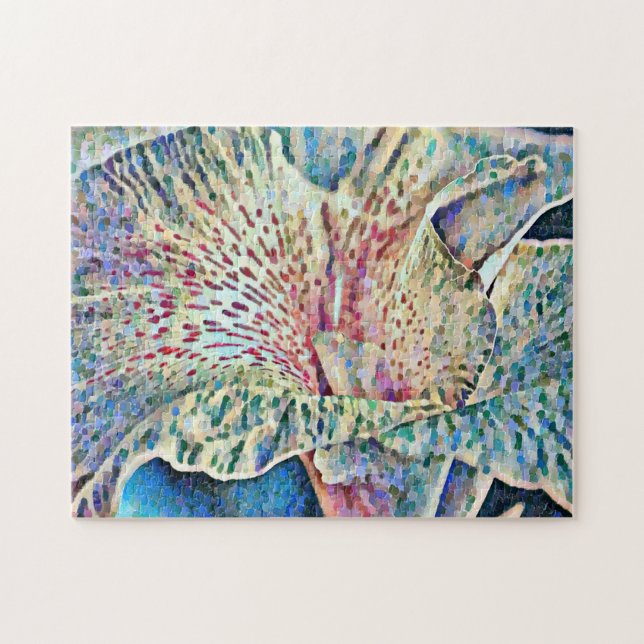 Artsy Impressionniste Lily Puzzle (Horizontal)