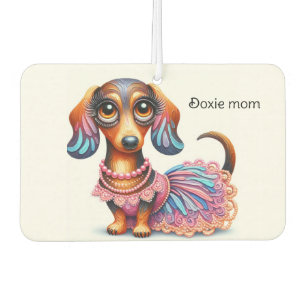 Artsy Pastell-Dachshund Autolufterfrischer