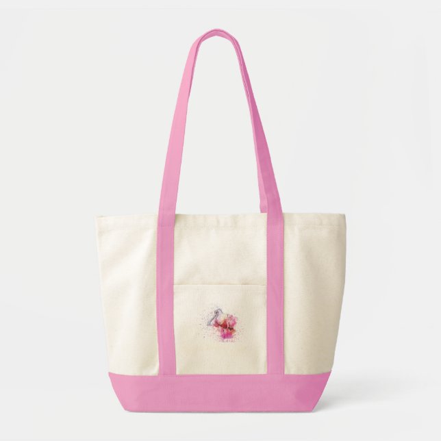 Artsy rose rose Sac fourre - tout de porte-bec (Devant)
