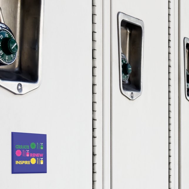 Artsy Spring Knolling Magnet (In Situ (Schrank))