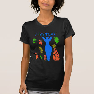 Artsy Woman ajouter le texte T-Shirt