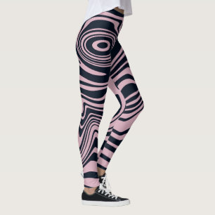 Artwork aus abstraktem Marmor Leggings