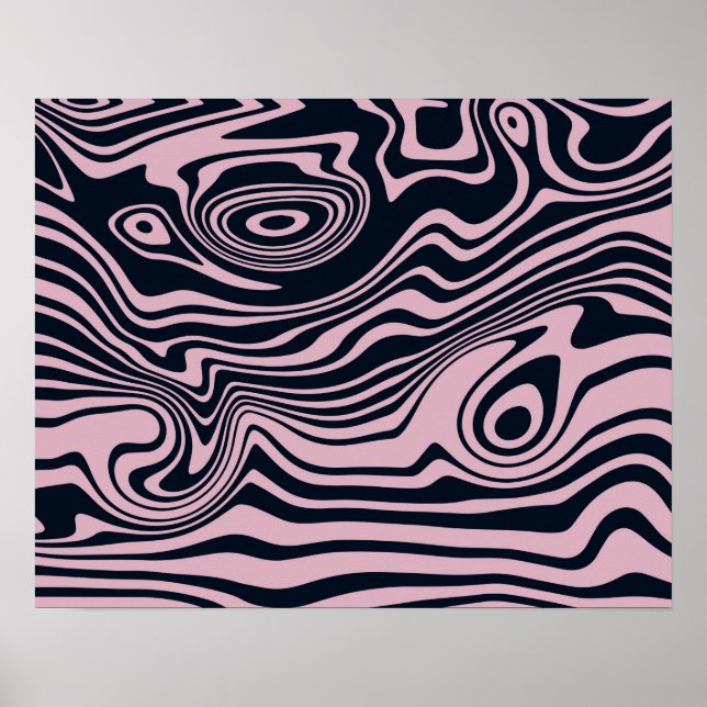 Artwork aus abstraktem Marmor | Poster (Vorne)