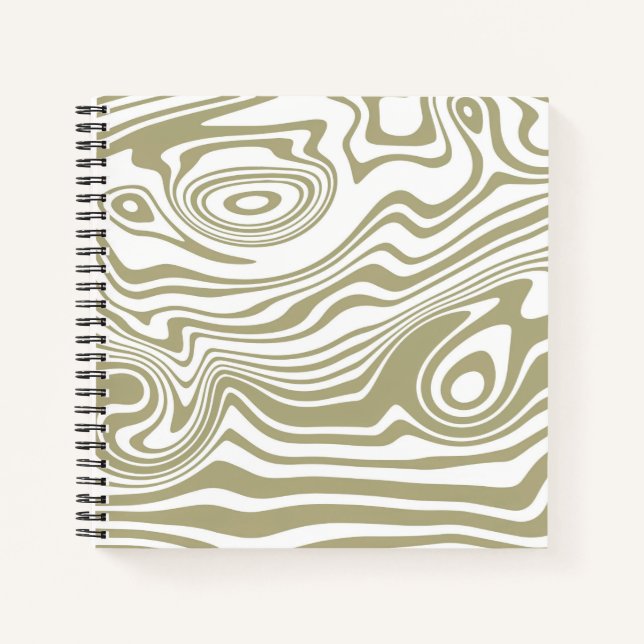 Artwork de marbre Abstrait | Carnet (Devant)