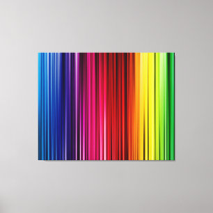 ARTWORK FÜR DIE LEINWAND AUF 3 EBENEN - RAINBOW-FA