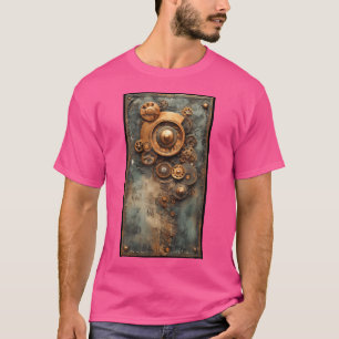 Artwork Steampunk Gears Industrial Mechanical Art T-Shirt