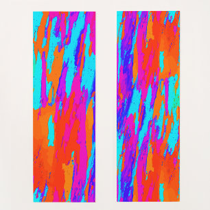 Arty-Abstrakte Regenbogenfarbige Malerei Yogamatte