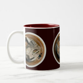 Arty Valentine Gift Collection- Decadent Noir  Zweifarbige Tasse