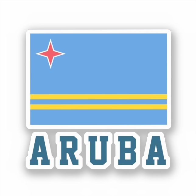 Aruba Aufkleber (Vorderseite)