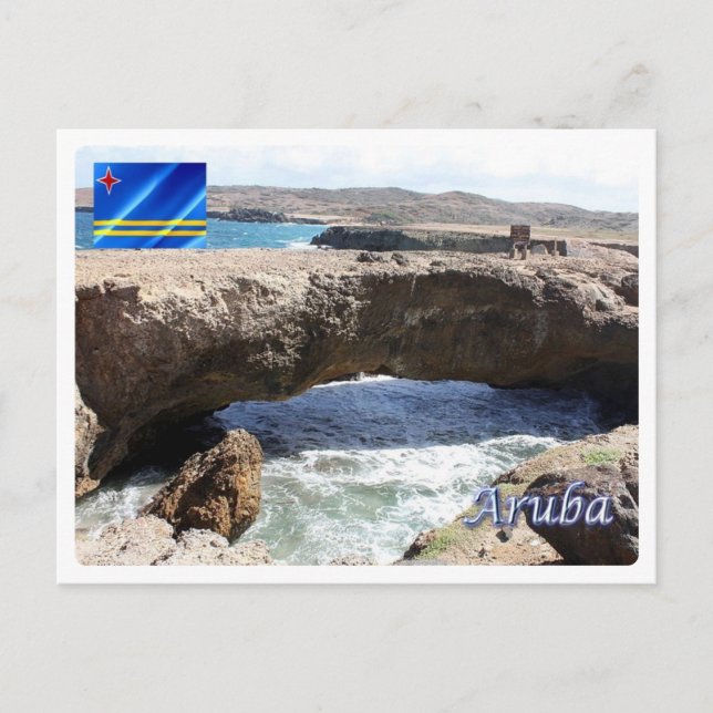 Aruba - Baby Natural Bridge - Postkarte (Vorderseite)