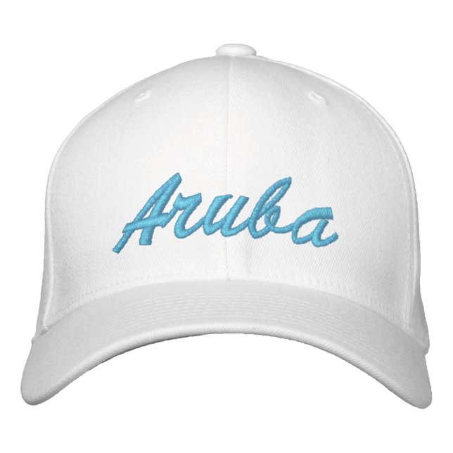 Aruba Bestickte Baseballkappe (Vorderseite)