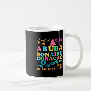 Aruba Bonaire Curacao 2025 Insel Karibik Reise Kaffeetasse