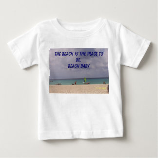 Aruba, der Strand ist der Platz, zum zu sein. Baby T-shirt