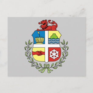 Aruba-Emblem Postkarte