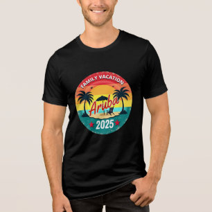 Aruba Familienurlaub 2025 Familienurlaub Tri-Blend Shirt