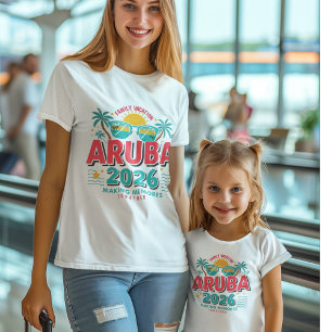 Aruba Familienurlaub 2026-Shirt T-Shirt