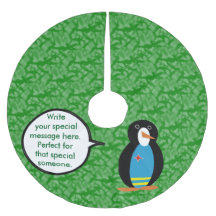 Aruba Flag Holiday Frau Penguin Gespräch