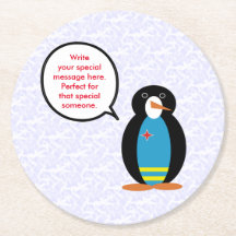 Aruba Flag Holiday Frau Penguin Gespräch