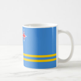 Aruba Flag Keramik Tasse