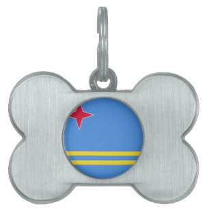 Aruba-Flagge Tiermarke