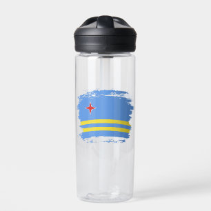 Aruba-Flagge Trinkflasche