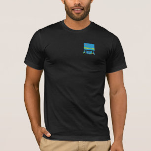 Aruba-Flagge & Wort T-Shirt
