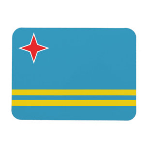 Aruba-Flaggen-Prämien-Magnet Magnet