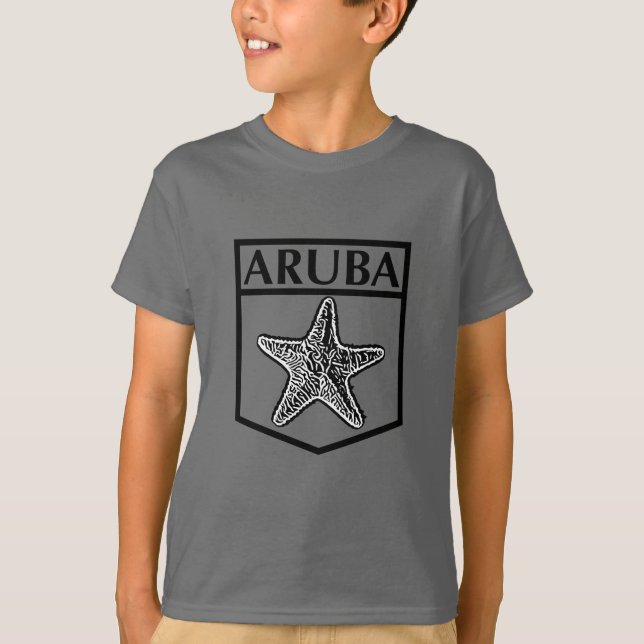 Aruba Island Design - Kids' Basic T - Shirt (Vorderseite)