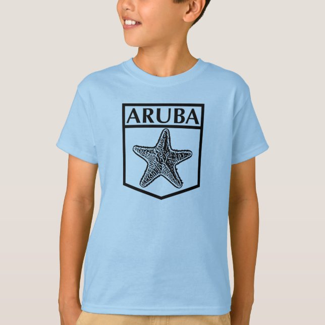 Aruba Island Design - Kids' Basic T - Shirt (Vorderseite)