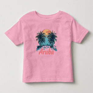 Aruba Island Design (Version 2) - Kleinkind Fine J T-shirt
