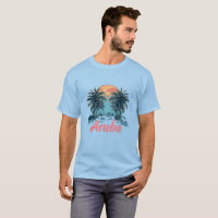 Aruba Island Design (Version 2) - Men's Basic T-Sh