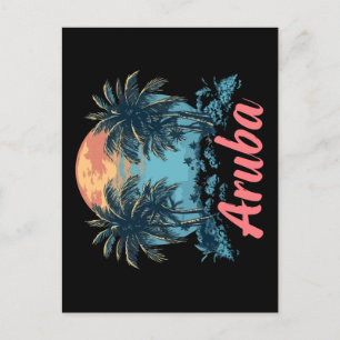 Aruba Island Design (Version 2) - Standard Postcar Postkarte
