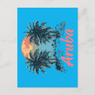Aruba Island Design (Version 2) - Standard Postcar Postkarte