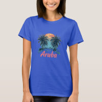 Aruba Island Design (Version 2) - Women's Basic T-