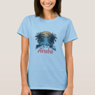 Aruba Island Design (Version 2) - Women's Basic T- T-Shirt