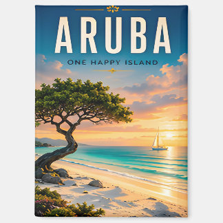 🌴 Aruba Karibik-Strandurlaub ☀️ Magnet