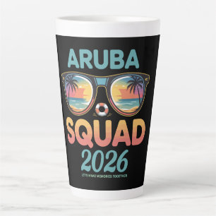 Aruba-Mannschaft 2026 Retro Milchtasse