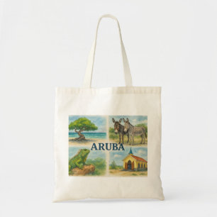 Aruba Multiview-Aquarell Tragetasche