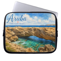 Aruba Naturbrücke Felsformation Karibik