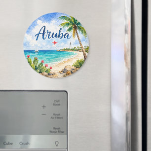 Aruba Niederländische Karibikinsel Reiseandenken Magnet