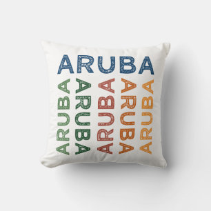 Aruba-niedliches buntes kissen
