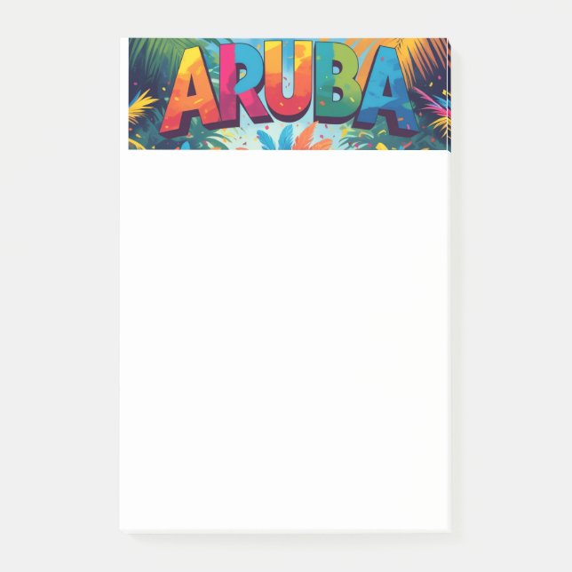 Aruba notes post-it (Devant)