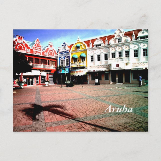 Aruba, Oranjestad Postkarte (Vorderseite)