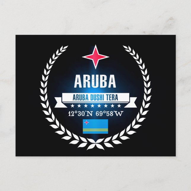 Aruba Postkarte (Vorderseite)