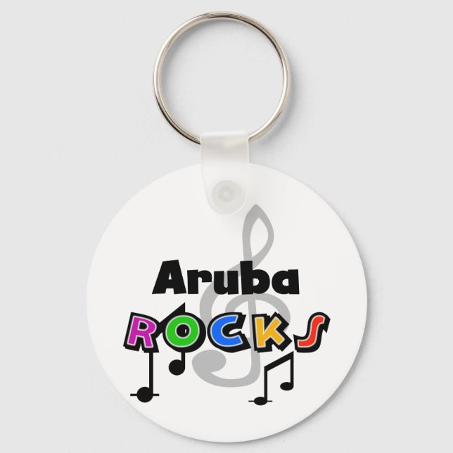 Aruba Rocks Schlüsselanhänger (Vorderseite)