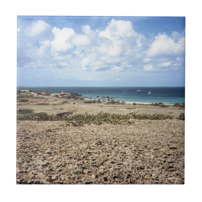 Aruba Rocky Ocean View Fliese (Vorderseite)